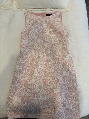 Victoria Beckham for Target Pink and White Paisley Sheath Dress